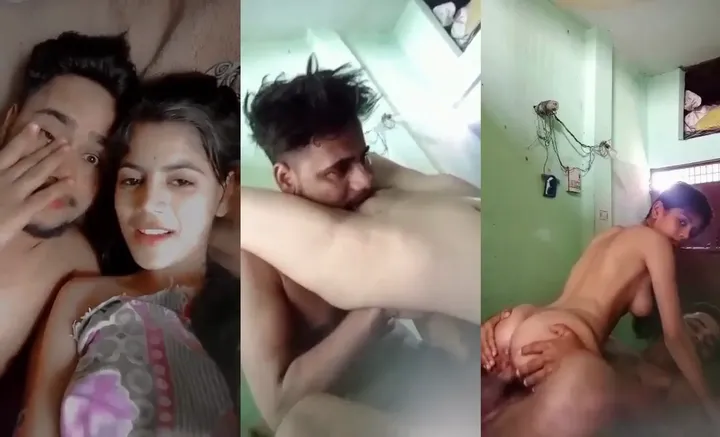 Cute Girl Sucking Lover Dick Hard Fucking Riding