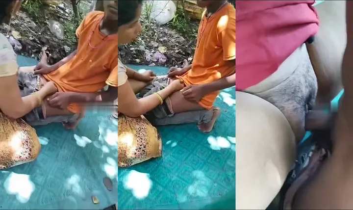 Local Randi First Time Fucking with Virgin Teen Boy in Jungle