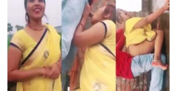 Yellow Saree Bhabhi Rooftop Sex Full Viral